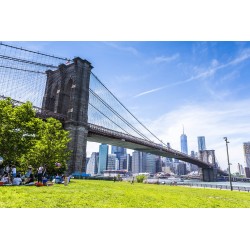 Brooklyn Bridge and Skyline - New York/EUA