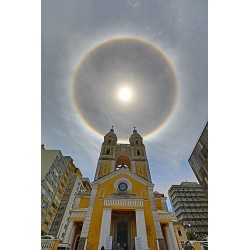 Catedral Metropolitana de Florianópolis com Halo Solar