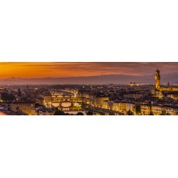 Rio Arno - Florença -  Panorâmica 30 x 100cm